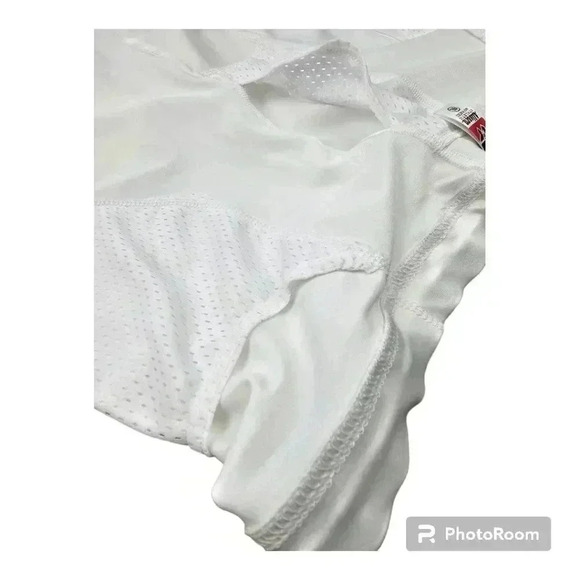 Alleson Adult 5 Pocket Football Girdle w/ Elastic Waistband White NIP #695l 4XL - Picture 3 of 9